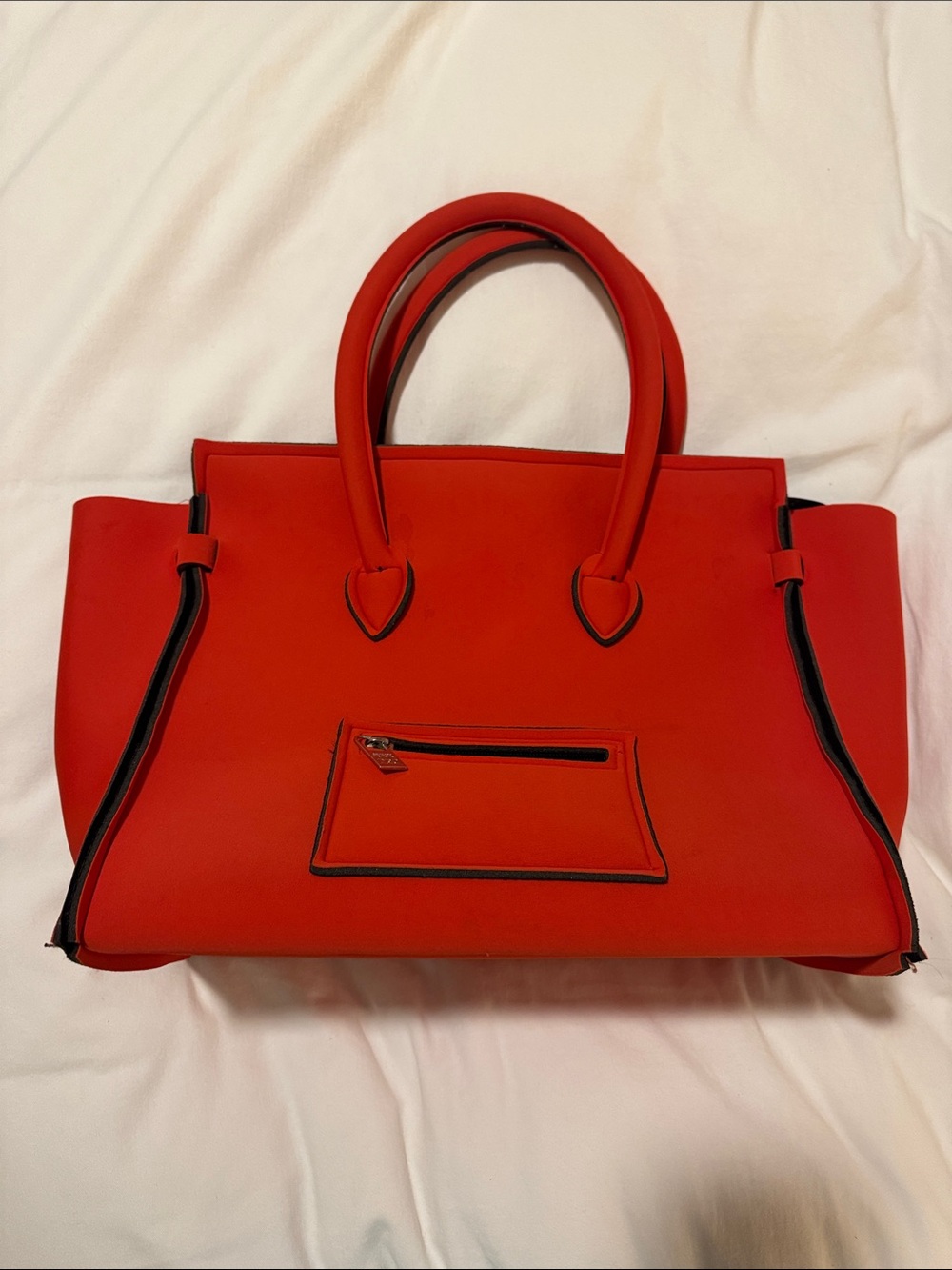 Save my bag neoprene orange tote
